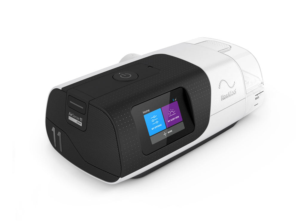 ResMed AirSense 11 AutoSet CPAP Machine — side view
